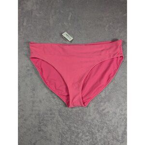 Calia High Waist Swim Bottom Womens Size XL Pink Modern Coverage Wide Banded